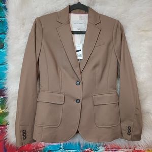 Banana Republic Brown Double Breasted Suit Jacket Size 2